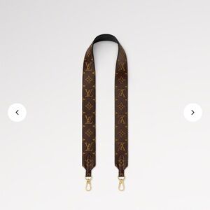 Louis Vuitton Bandoulière Black Monogram Strap